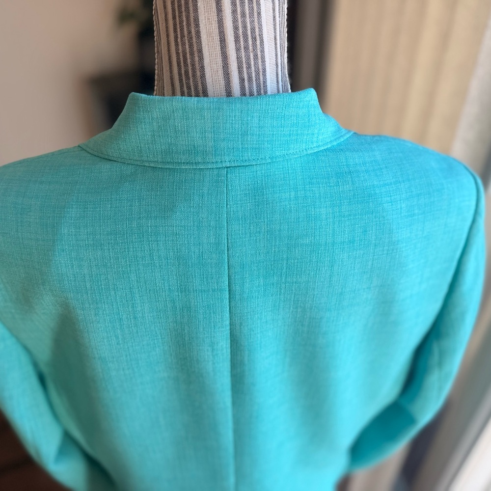 Kasper Aqua Blazer - Picture 6 of 11